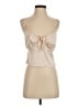 Le Lis Tan Sleeveless Blouse Size S - photo 1