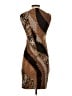 Cache Animal Print Brown Cocktail Dress Size XS - photo 2