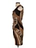 Cache Animal Print Brown Cocktail Dress Size XS - photo 5