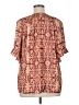 Belldini 100% Polyester Brown Short Sleeve Blouse Size 1X - photo 2