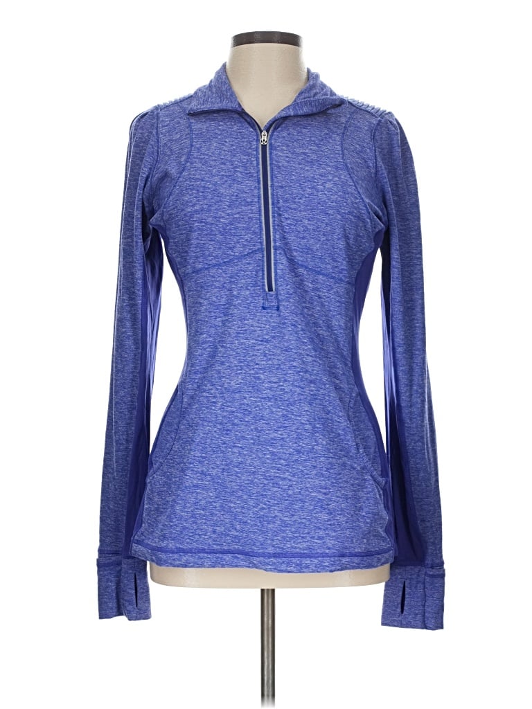 Pre-owned Lululemon Athletica Pullover Sweater In Blue