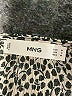 MNG 100% Polyester Animal Print Tan Casual Dress Size 6 - photo 7