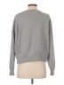 Electric & Rose Solid Gray Pullover Sweater Size S - photo 2