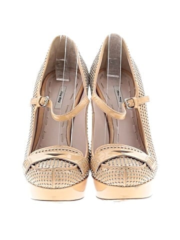 Miu Miu Patent Leather Platform Pumps (view 2)