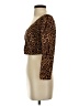 Zara Brown 3/4 Sleeve Top Size S - photo 5