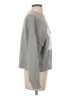 Electric & Rose Solid Gray Pullover Sweater Size S - photo 4