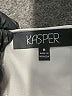 Kasper Metallic Solid Silver Sleeveless Blouse Size M - photo 7