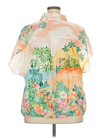 Talbots Short Sleeve Blouse (view 2)