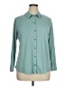 J.Jill Solid Teal Long Sleeve Button-Down Shirt Size XL - photo 1