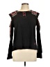Double D Ranch 100% Cotton Black Long Sleeve Blouse Size L - photo 1