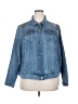 Torrid 100% Cotton Blue Denim Jacket Size 3X Plus (3) - photo 1