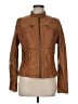 MICHAEL Michael Kors 100% Leather Brown Leather Jacket Size M - photo 1
