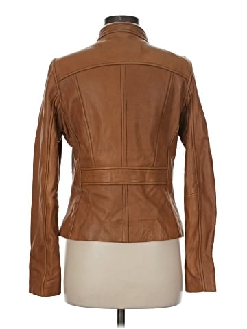 MICHAEL Michael Kors Leather Jacket (view 2)