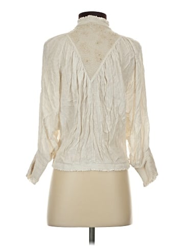 Feathers 3/4 Sleeve Blouse (view 2)