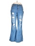 Almost Famous Hearts Blue Jeans Size 15 - photo 1