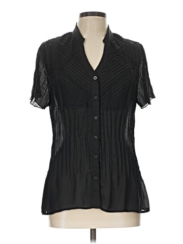 NY Collection Short Sleeve Blouse (view 1)