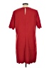 H&M Solid Red Casual Dress Size L - photo 2