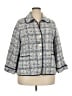 Ellen Tracy Tweed Blue Coat Size 18 - photo 1