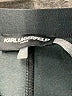 Karl Lagerfeld Paris 100% Polyurethane Metallic Black Track Pants Size M - photo 7