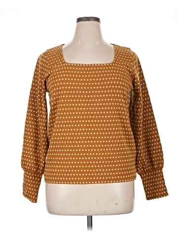 Madewell Floral Jacquard Square-Neck Top (view 1)
