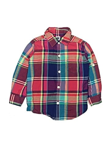 Janie and Jack Long Sleeve Button-Down Shirt (view 1)