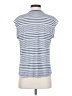 Max Studio Stripes Blue Sleeveless Button-Down Shirt Size XS - photo 2