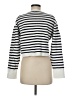 J.Crew 100% Cotton Stripes White Cardigan Size M - photo 2