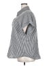 Unbranded 100% Polyester Houndstooth Silver Short Sleeve Blouse Size 4X - photo 5