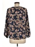 West Kei 100% Polyester Blue 3/4 Sleeve Blouse Size M - photo 2
