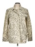 Chico's Animal Print Gold Jacket Size Lg (2) - photo 1