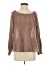 Free People Brown Long Sleeve Blouse Size S - photo 1
