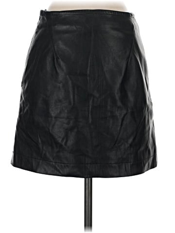 H&M Faux Leather Skirt (view 2)