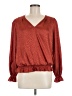 Chenault Red Long Sleeve Blouse Size M - photo 1