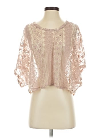 Black Poppy 3/4 Sleeve Blouse (view 1)