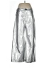 Maeve 100% Polyester Metallic Silver Casual Pants Size 31 waist - photo 1