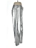 Maeve 100% Polyester Metallic Silver Casual Pants Size 31 waist - photo 4