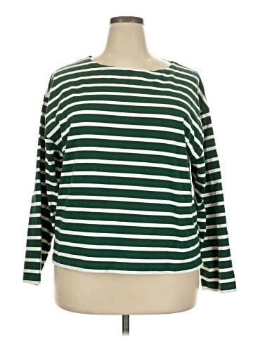 J.Crew Factory Store 3/4 Sleeve T-Shirt (view 1)