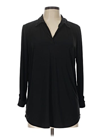 Jones New York Signature Long Sleeve Blouse (view 1)