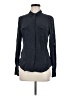 Ann Taylor Black Long Sleeve Button-Down Shirt Size 8 - photo 1