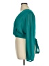 Express 100% Polyester Teal Long Sleeve Blouse Size XL - photo 5