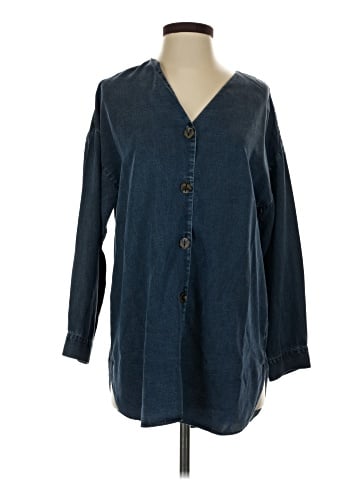 Soft Surroundings 3/4 Sleeve Button-Down Shirt (view 1)
