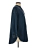 Soft Surroundings 100% Tencel Blue 3/4 Sleeve Button-Down Shirt Size S - photo 4