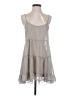 Audrey 3+1 Polka Dots Gray Casual Dress Size S (estimated) - photo 1