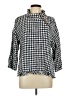 Zara Houndstooth Blue Pullover Sweater Size L - photo 1