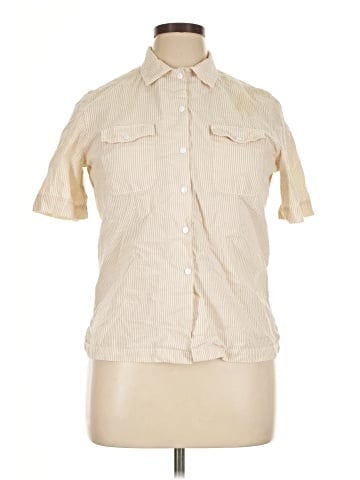 Diane von Furstenberg Short Sleeve Button-Down Shirt (view 1)