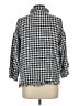 Zara Houndstooth Blue Pullover Sweater Size L - photo 2