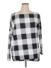 Unbranded Checkered-gingham Silver Long Sleeve T-Shirt Size XL - photo 1
