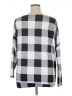 Unbranded Checkered-gingham Silver Long Sleeve T-Shirt Size XL - photo 2