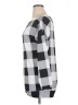 Unbranded Checkered-gingham Silver Long Sleeve T-Shirt Size XL - photo 5