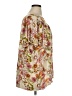 Susan Graver 100% Rayon Floral Ivory Short Sleeve Blouse Size 1X - photo 4